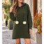 Vestido Militar Pompones